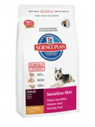 Hill's Science Plan™ Canine Adult Sensitive Skin сухой корм для взрослых собак с чувствительной кожей с курицей