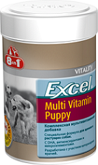 8in1 Excel Multi Vit Puppy мультивитамины для щенков 70 таб Мультивитамины для щенков всех пород.