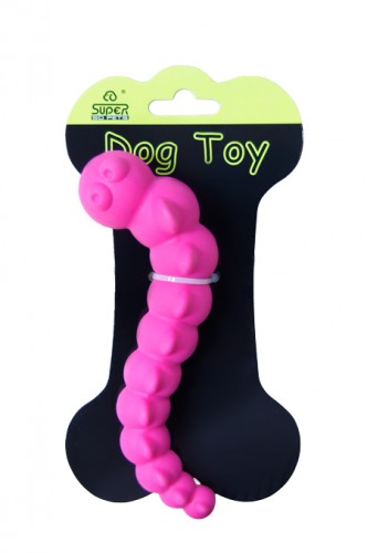 SuperDesign игрушка для собак Червячок резиновый 20 см 