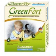 Green Fort капли для кошек от блох био 1 пипетка