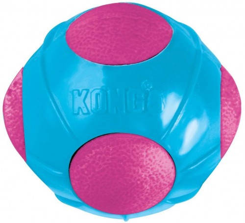 Kong игрушка для собак DuraSoft Мячик 6,5 см малый Мячик высокой прочности с пишалкой. 