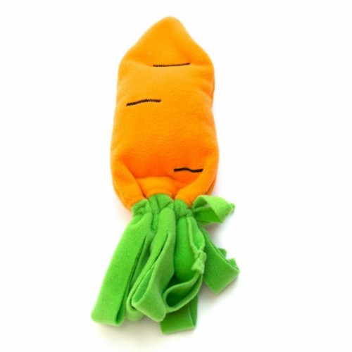Игрушка для собак Osso Toys из флиса Морковь с неубиваемой пищалкой Мягкая и прочная игрушка с пищалкой.