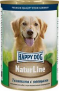 Happy Dog влажный корм с телятиной и овощами для взрослых собак всех пород