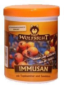 Wolfsblut Immusan пищевая добавка с облепихой 500 г Пищевая добавка для собак, кошек и лошадей. Натуральный иммунопротектор. 