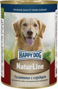 Happy Dog влажный корм с телятиной и сердцем для взрослых собак всех пород