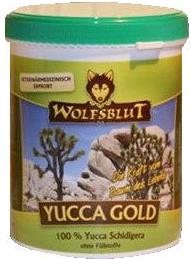 Wolfsblut Yucca Gold пищевая добавка с юккой шидигера 500 г Пищевая добавка для собак, кошек и лошадей. Натуральное болеутоляющее, укрепляющее средство. 