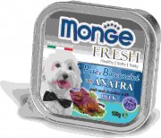 Monge Dog Fresh консервы для собак с уткой