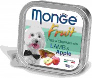 Monge Dog Fruit консервы для собак с ягнёнком и яблоком