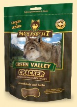 Wolfsblut Green Valley Cracker крекер для собак из ягнёнка и лосося Зелёная долина 225 г 