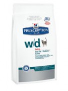 Hill's Prescription Diet™ Feline w/d™ лечебный сухой корм для кошек с сахарным диабетом и ожирением
