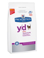 Hill&#039;s Prescription Diet™ y/d™ Feline лечебный сухой корм для кошек при гипертиреозе 