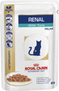 Royal Canin Renal с тунцом для кошек с почечной недостаточностью