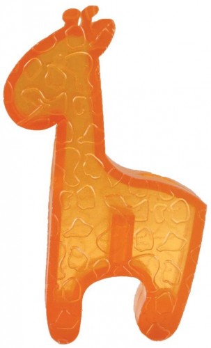 Kong игрушка для собак Squeezz ZOO Жираф Игрушка из термопластичной резины, одновременно прочная и гибкая. Пищит даже при прокусывании. 