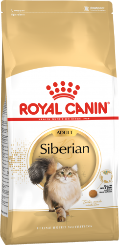 Royal Canin Siberian сухой корм для взрослых сибирских кошек Сухой корм супер-премиум класса для взрослых сибирских кошек. 