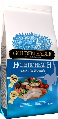 Golden Eagle Holistic Adult Cat 32/21 сухой корм для кошек Холистический корм с курицей и лососем для кошек всех пород.