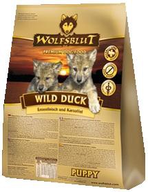 Wolfsblut Wild Duck Puppy сухой корм для щенков Дикая утка Сухой корм супер-премиум класса для щенков всех пород, с мясом дикой утки.