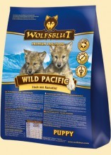 Wolfsblut Wild Pacific Puppy сухой корм для щенков Дикий океан Беззерновой сухой корм супер-премиум класса для щенков всех пород, с морской рыбой и картофелем. Гипоаллергенный.
