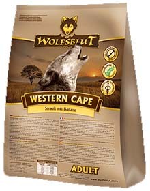 Wolfsblut Western Cape сухой корм для собак Западный мыс Беззерновой сухой корм супер-премиум класса для взрослых собак всех пород, с мясом страуса и бататом. Гипоаллергенный, со средним содержанием белка и жира.