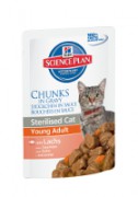 Hill's Science Plan™ Feline Sterilised Cat Young Adult влажный корм для взрослых стерилизованных кошек с лососем 