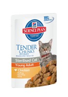 Hill&#039;s Science Plan™ Feline Sterilised Cat Young Adult влажный корм для стерилизованных кошек с курицей  