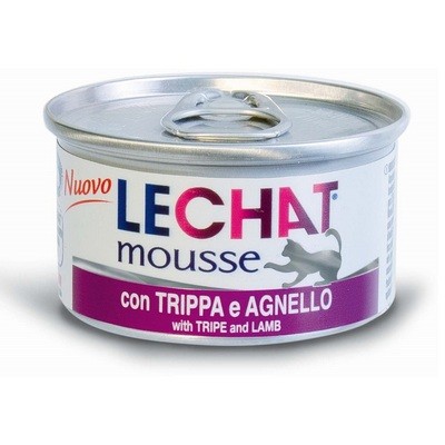 Lechat консервы для кошек мусс с потрошками и ягнёнком 85 г 