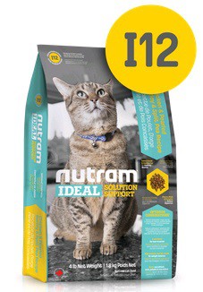 Nutram I12 Weight Control сухой корм для кошек, нуждающихся в контроле веса Беззерновой сухой корм для взрослых кошек всех пород, нуждающихся в контроле веса, с курицей.