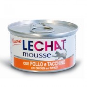 Lechat консервы для кошек мусс с курицей и индейкой 85 г