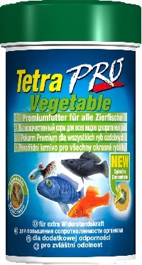 Tetra Pro Vegetable корм для анциструсов со спирулиной хлопья Подходит для молоди анциструсов и взрослых рыб. Рекомендован как дополнительный корм для других видов рыб.