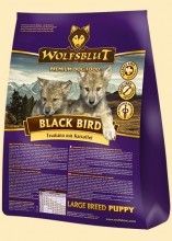 Wolfsblut Black Bird Puppy Large Breed сухой корм для щенков крупных пород Чёрная птица Сухой корм супер-премиум класса для щенков крупных пород, с индейкой.