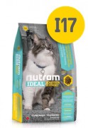 Nutram I17 Indoor Shedding сухой корм для кошек, ведущих домашний образ жизни