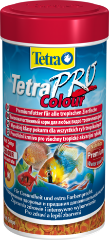 Tetra Pro Colour корм для тропических рыб С цветовым концентратом для превосходной природной окраски. Для всех видов тропических рыб.