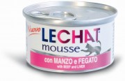 Lechat консервы для кошек мусс с говядиной и печенью 85 г