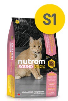 Nutram S1 Sound Kitten сухой корм для котят с курицей Целостный (холистик) сухой корм супер-премиум класса для котят всех пород, с курицей, лососем и коричневым рисом.
