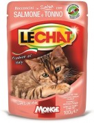 Lechat паучи для кошек с тунцом и лососем 100 г
