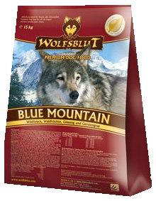 Wolfsblut Blue Mountain Adult сухой корм для собак Голубая гора Беззерновой сухой корм супер-премиум класса для взрослых собак всех пород, с крольчатиной и олениной. Гипоаллергенный, с высоким содержанием белка и жира.