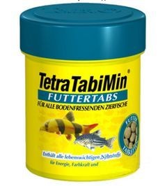 Tetra Tabi Min корм для всех донных рыб Полнорационный корм в виде таблеток, опускается на дно. 