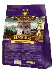 Wolfsblut Black Bird Adult сухой корм для собак Чёрная птица Беззерновой сухой корм супер-премиум класса для взрослых собак всех пород, с индейкой, тыквой и бататом. Гипоаллергенный, со средним содержанием белка и жира.