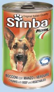 Simba Dog консервы для собак с говядиной и овощами