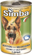 Simba Dog консервы для собак с дичью