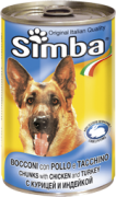 Simba Dog консервы для собак с курицей и индейкой
