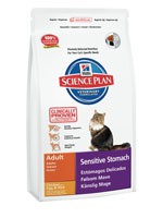 Hill&#039;s Science Plan™ Feline Adult Sensitive Stomach сухой корм для кошек с чувствительным пищеварением 