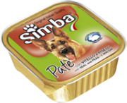 Simba Dog консервы для собак с телятиной и горохом