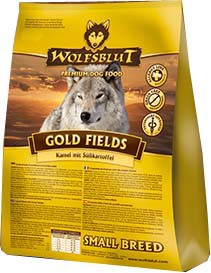 Wolfsblut Gold Fields Small Breed сухой корм для собак мелких пород Пустыня Беззерновой сухой корм супер-премиум класса для взрослых собак мелких пород, с мясом страуса и верблюда. Гипоаллергенный.