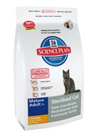 Hill&#039;s Science Plan™ Feline Mature Adult 7+ Sterilised Cat сухой корм для пожилых стерилизованных кошек  