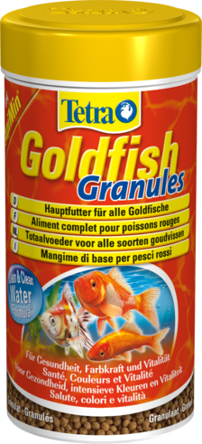 Tetra Gold Fish Granules корм для золотых рыбок гранулы Повседневный корм в виде плавающих гранул.