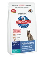 Hill&#039;s Science Plan™ Feline Mature Adult 7+ Active Longevity™ with Tuna сухой корм для пожилых кошек с тунцом 