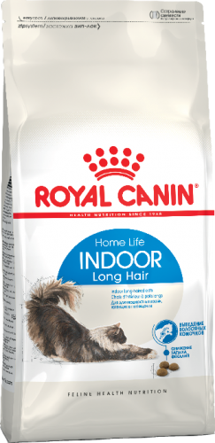 Royal Canin Indoor Long Hair корм для малоактивных длинношерстных кошек 