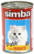 Simba Cat консервы для кошек с говядиной 400 г