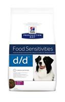 Hill&#039;s Prescription Diet™ Canine d/d™ Duck&amp;Rice диета для собак с дерматитами и пищевой аллергией с уткой и рисом 