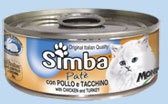 Simba Cat консервы для кошек с курицей и индейкой 85 г